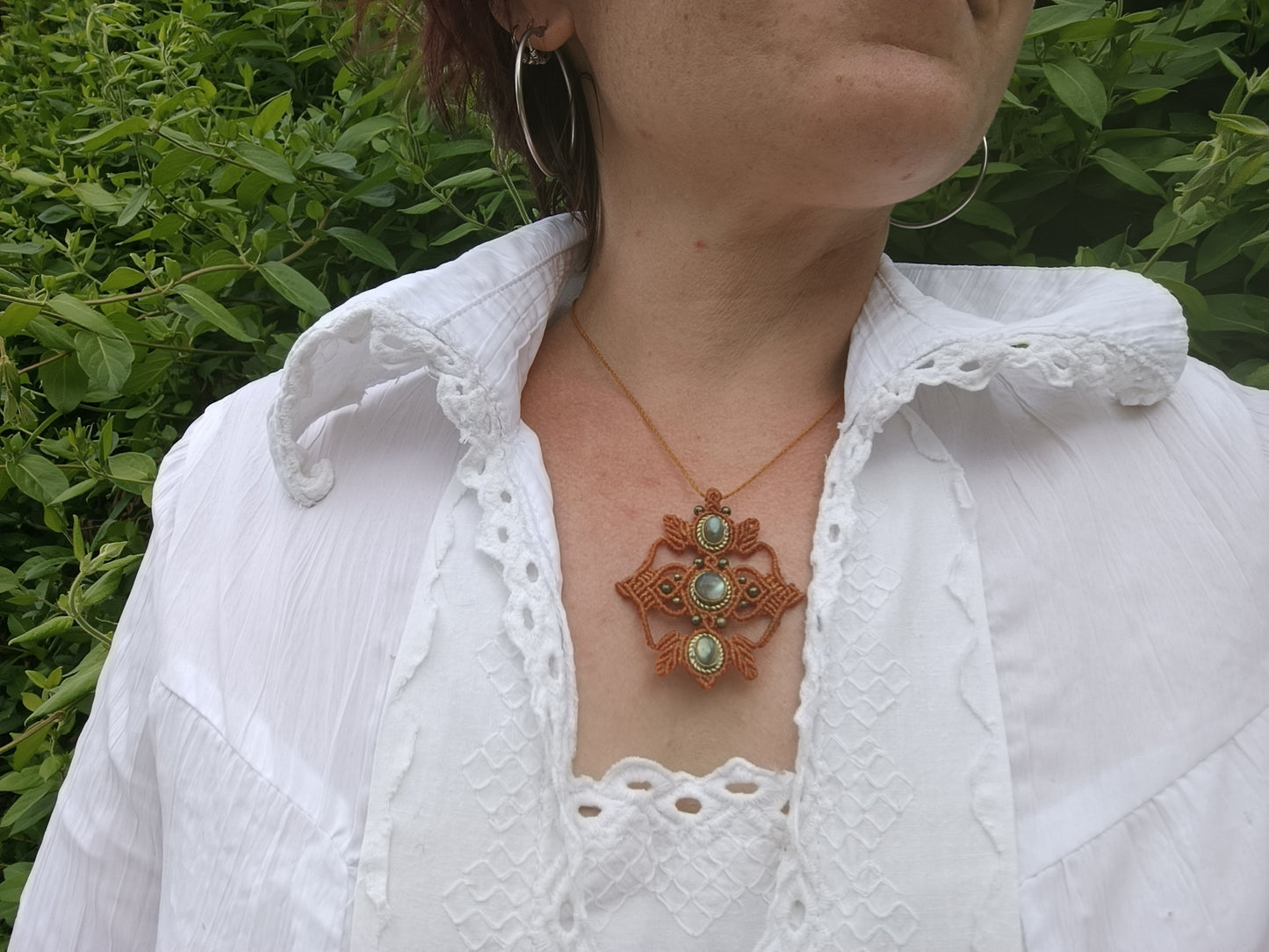 Oxalis -Labradorite - ocre