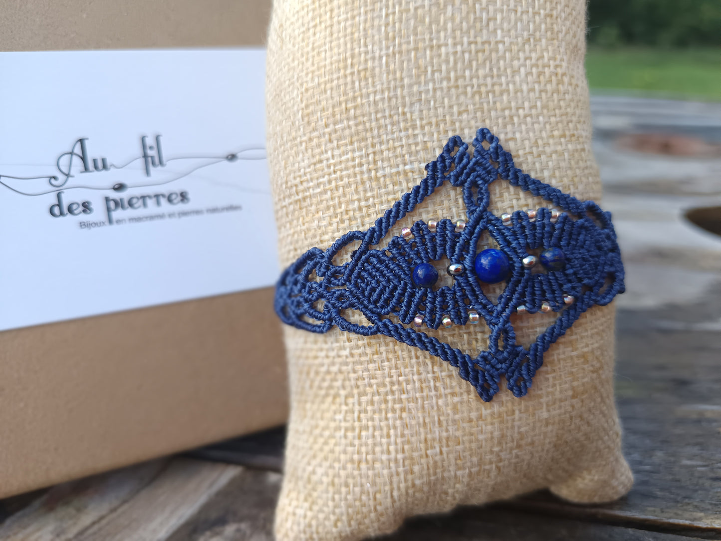 Bracelet "Orion" - Lapis lazuli - Bleu