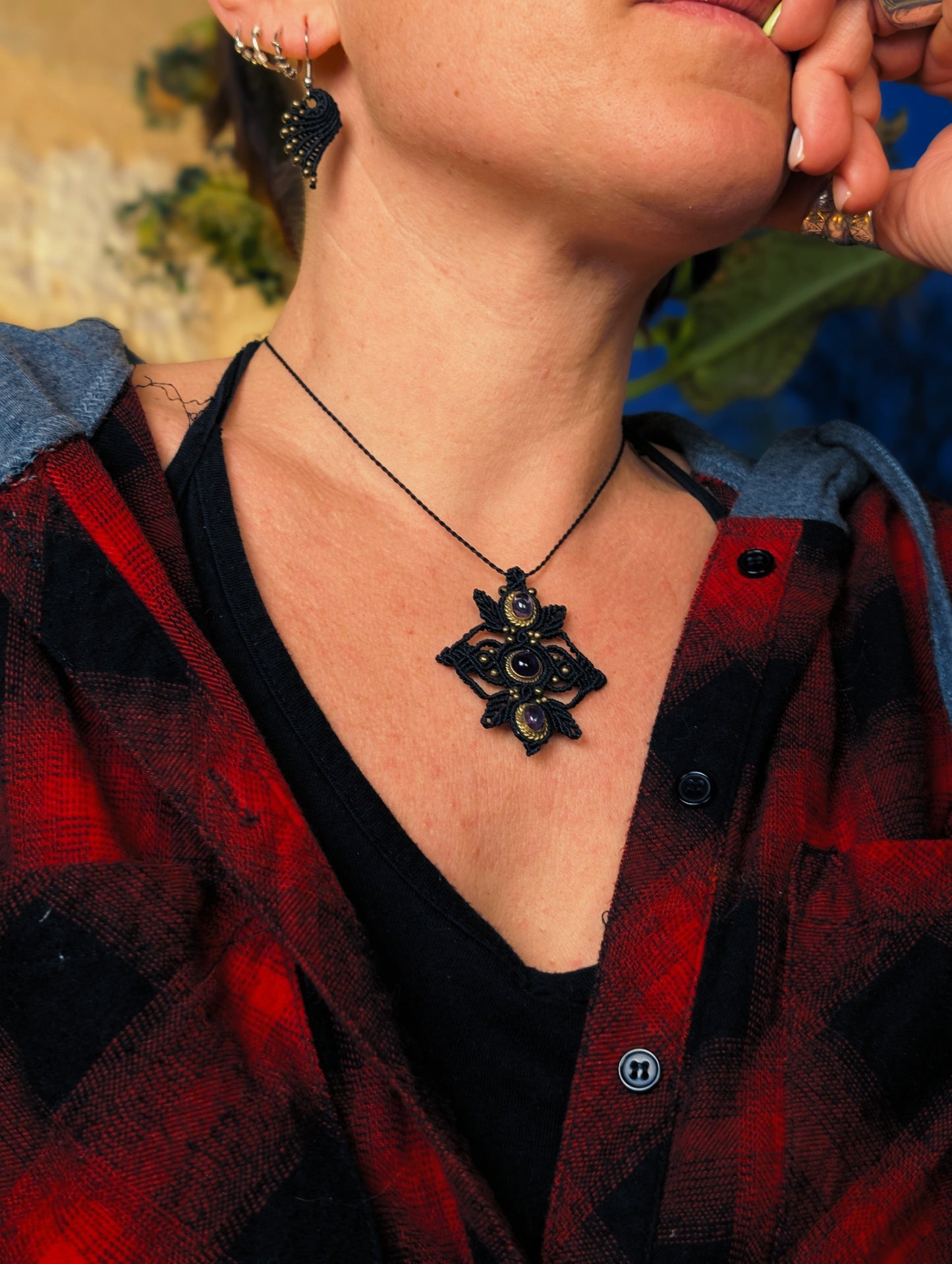 Oxalis - Améthyste - Noir