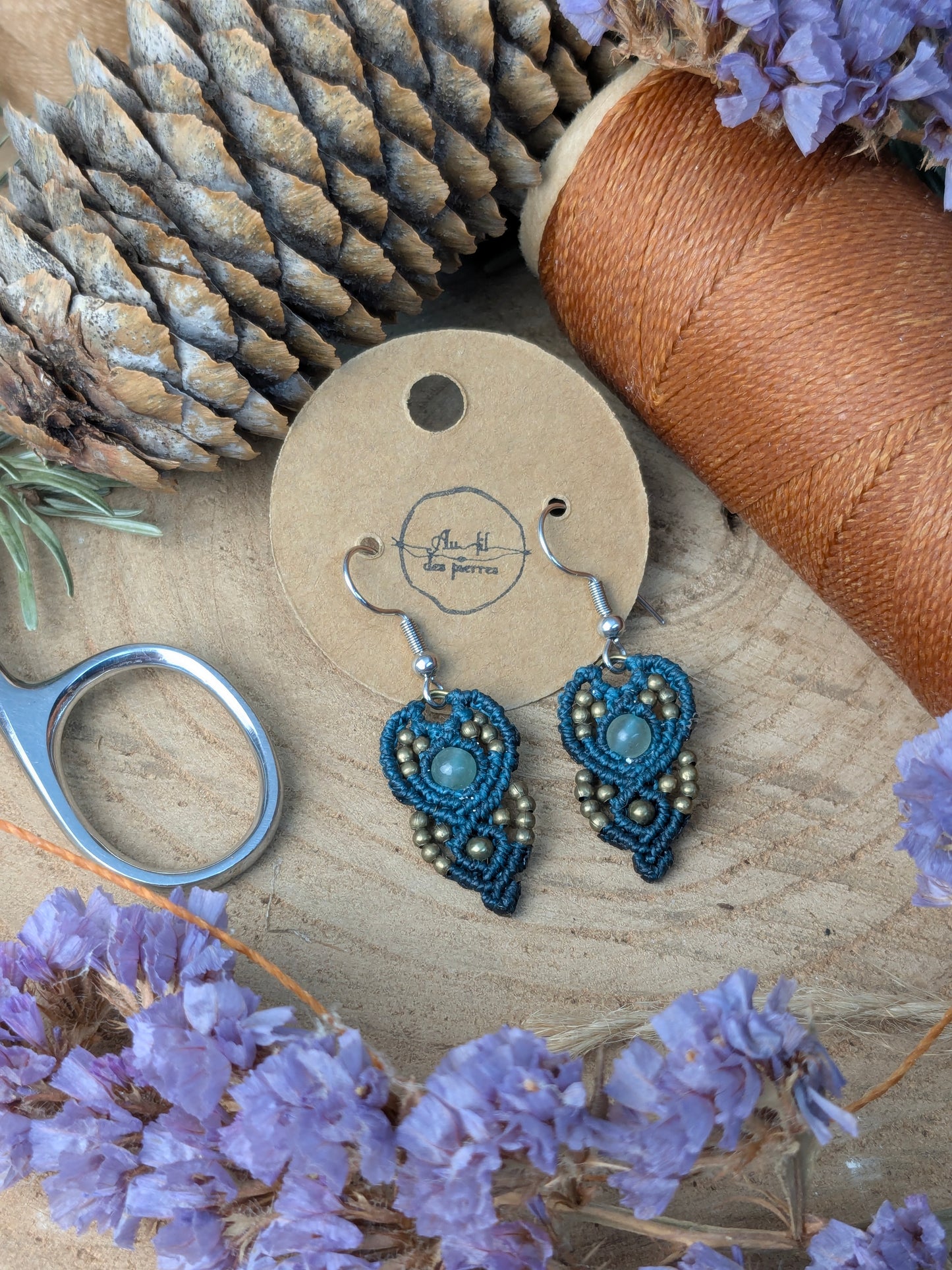 Boucles d'oreilles - Aventurine - Vert