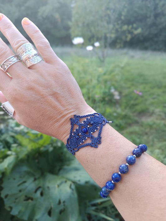 Bracelet "Orion" - Lapis lazuli - Bleu