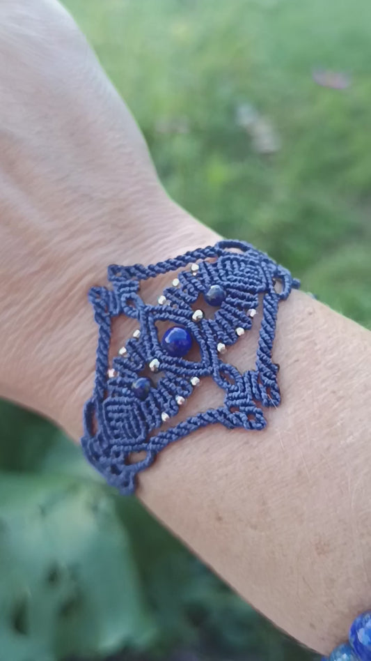 Bracelet "Orion" - Lapis lazuli - Bleu