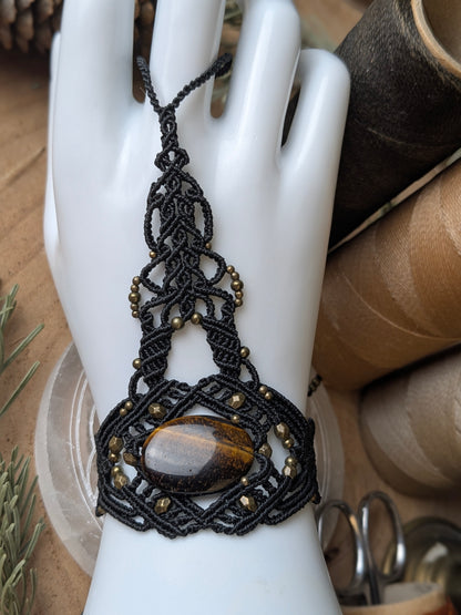 Hand jewelry - Tiger's eye - Brown