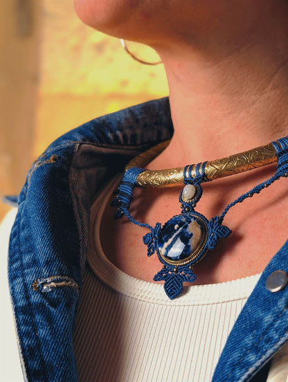 Torque - Sodalite / Pierre de lune