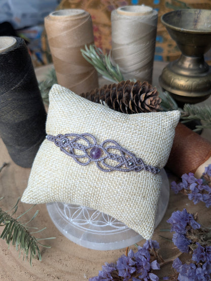 Bracelet " Néphile " - Améthyste - Violet
