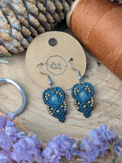 Boucles d'oreilles - Aventurine - Vert