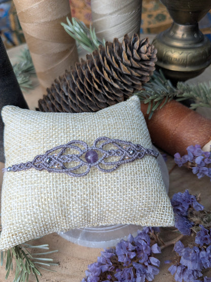 Bracelet " Néphile " - Améthyste - Violet