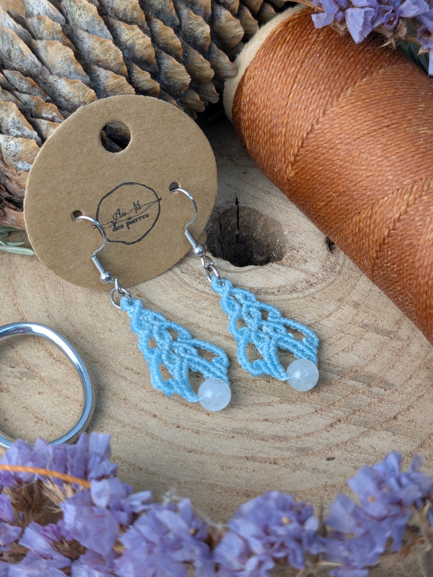Earrings - Aquamarine - Blue
