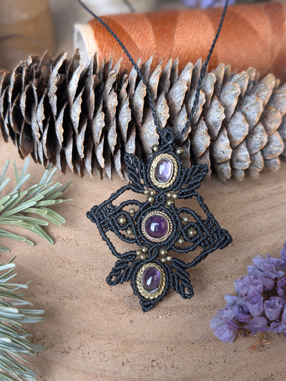 Oxalis - Améthyste - Noir