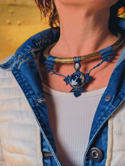 Torque - Sodalite / Pierre de lune