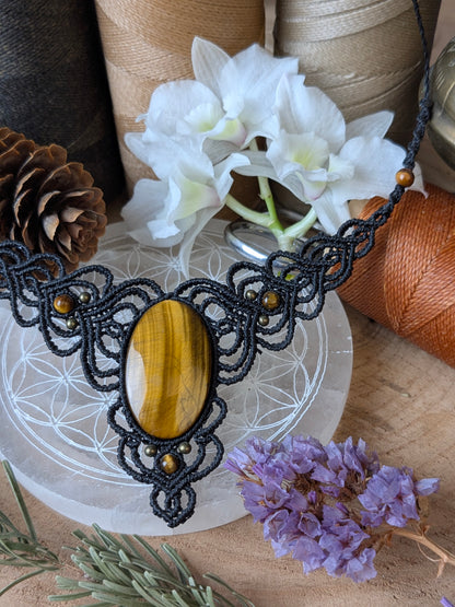 Plastron - Oeil de tigre