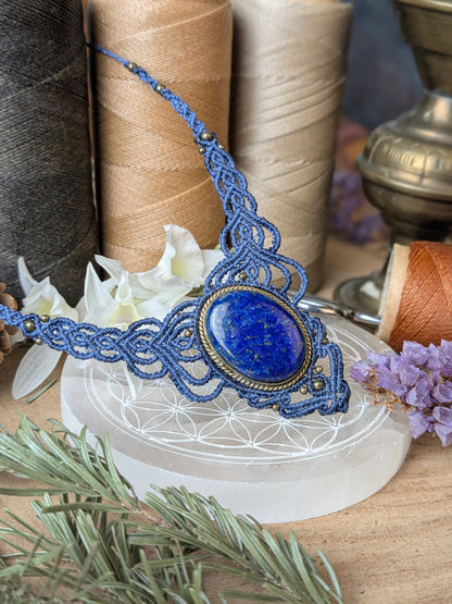 Plastron - Lapis-lazuli - Bleu