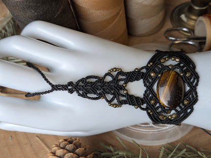 Hand jewelry - Tiger's eye - Brown