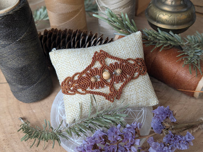 Bracelet "Orion" - Jaspe paysage - Ocre