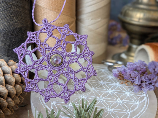 Flocon de neige - Améthyste - Violet