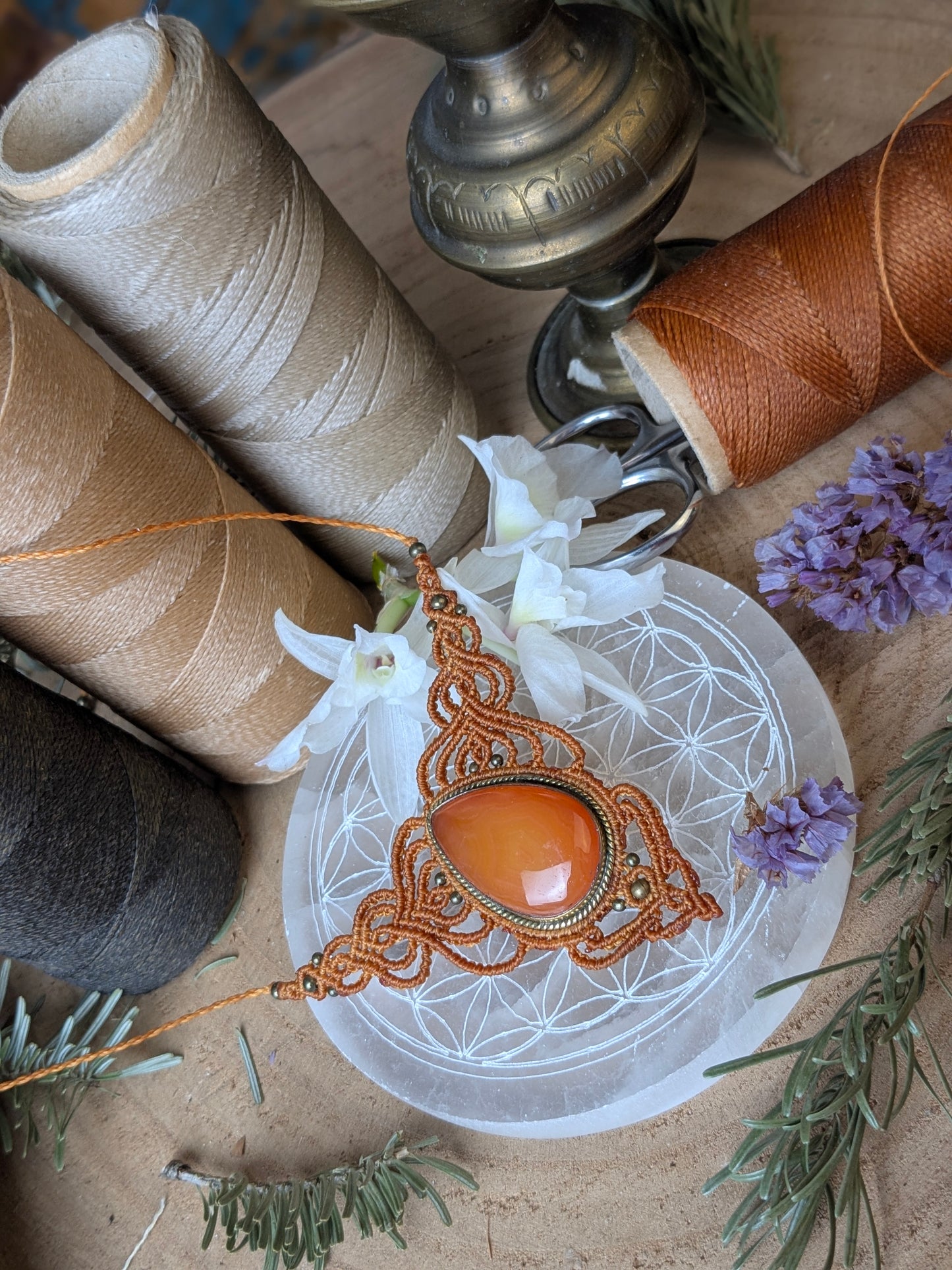 Plastron - Cornaline - Orange