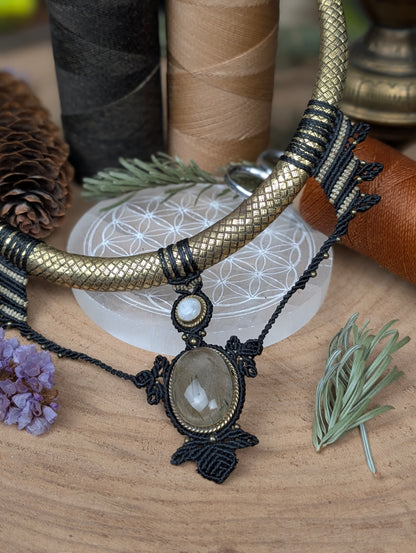 Torque - Quartz Rutile / Pierre de lune