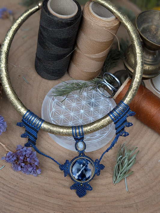 Torque - Sodalite / Pierre de lune